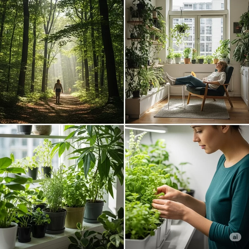 Plantas, ambiente e saúde mental