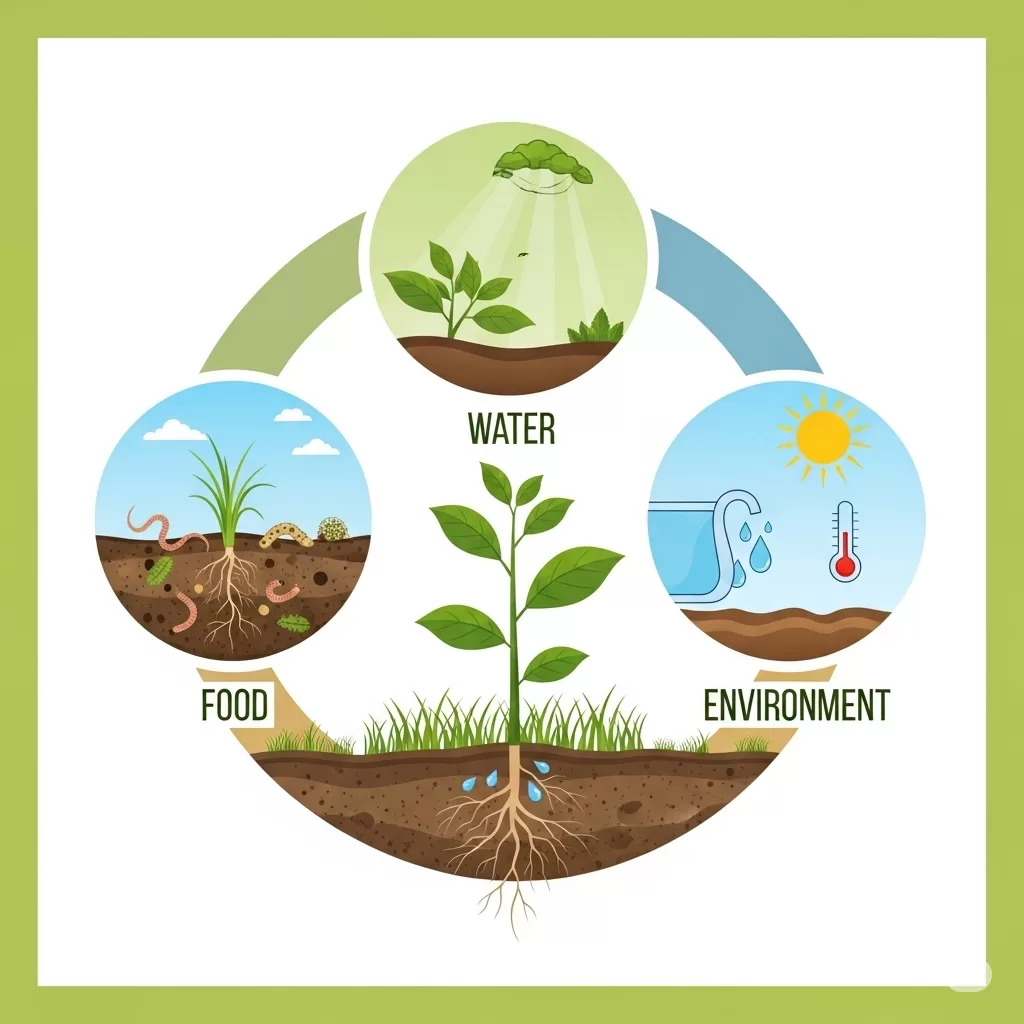 Processo natural das plantas.