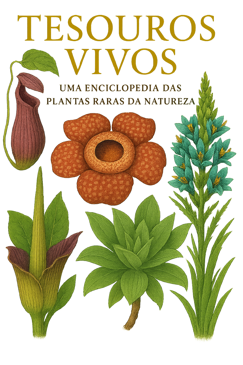 Tesouros Vivos: Uma Enciclopédia das Plantas Raras da Natureza