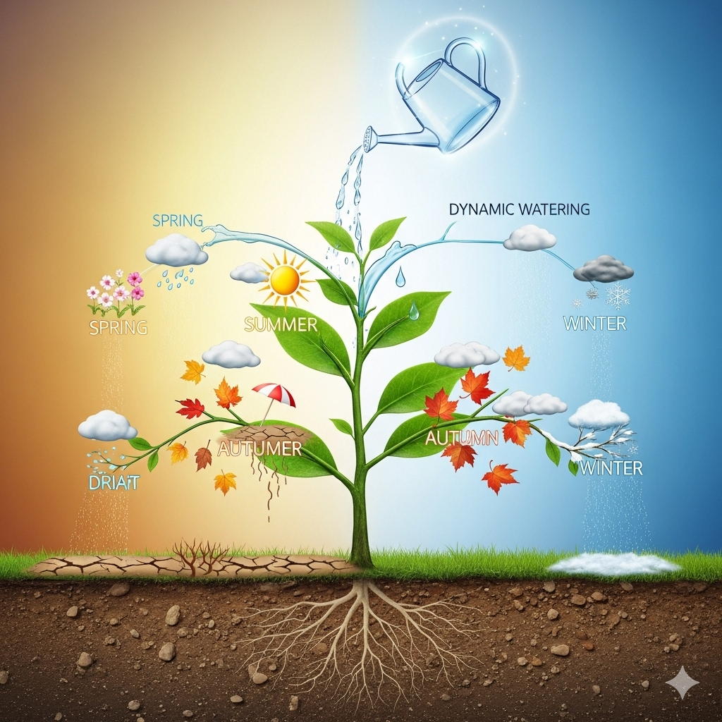 Adaptação Sazonal e Ambiental: A Rega Dinâmica