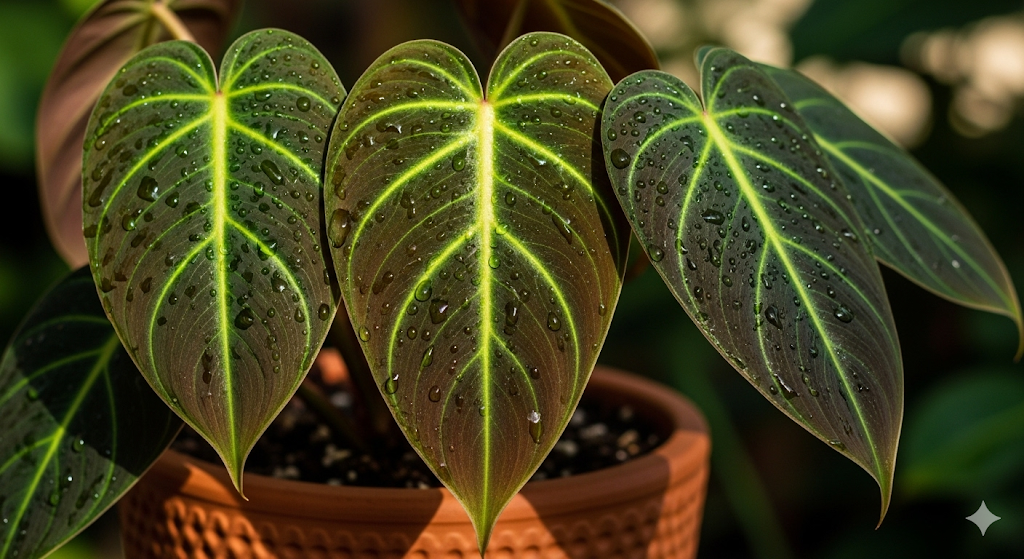Philodendron melanochrysum