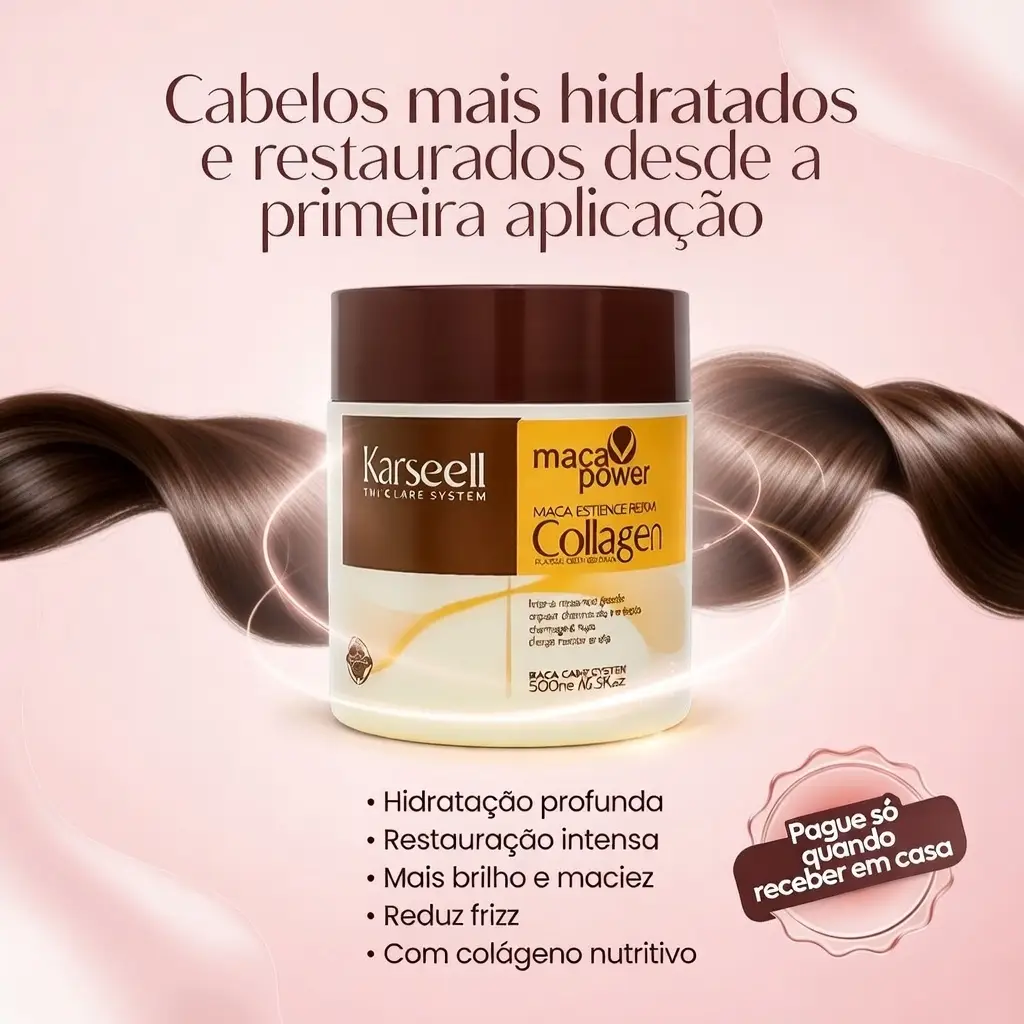 Máscara Capilar Karseell Collagen